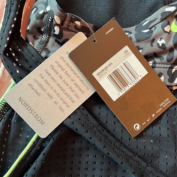 Cheetah Convertible Tankini Top by Nike in XS - Picture 8 of 8